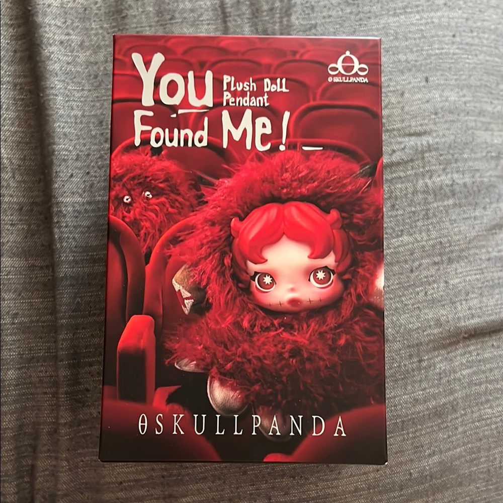SKULLPANDA You Found Me! Collection Plush Doll Pendant UNOPENED